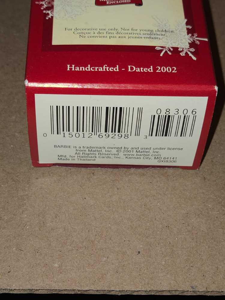 Barbie: Cheer For Fun - Hallmark Keepsake (Barbie) ornament collectible [Barcode 015012692983] - Main Image 3