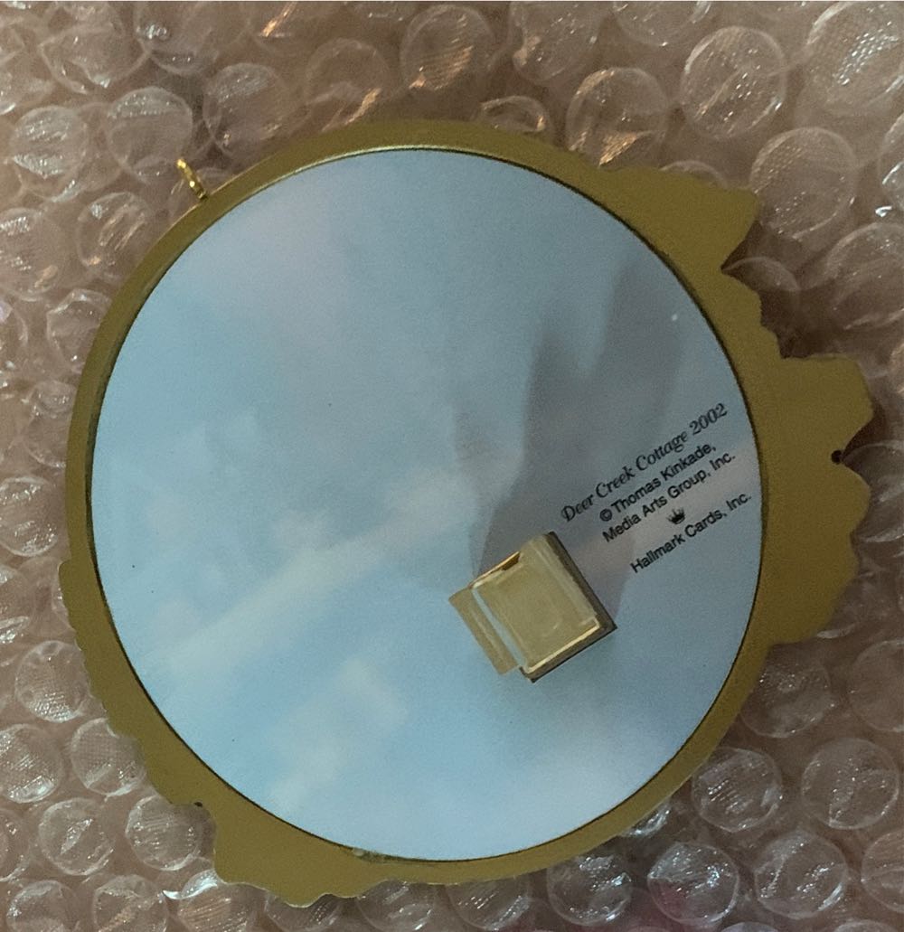 Thomas Kinkade Deer Creek Cottage 🐶🐻 - Thomas Kinkade- Painter Of Light (Thomas Kinkade) ornament collectible [Barcode 015012695335] - Main Image 4