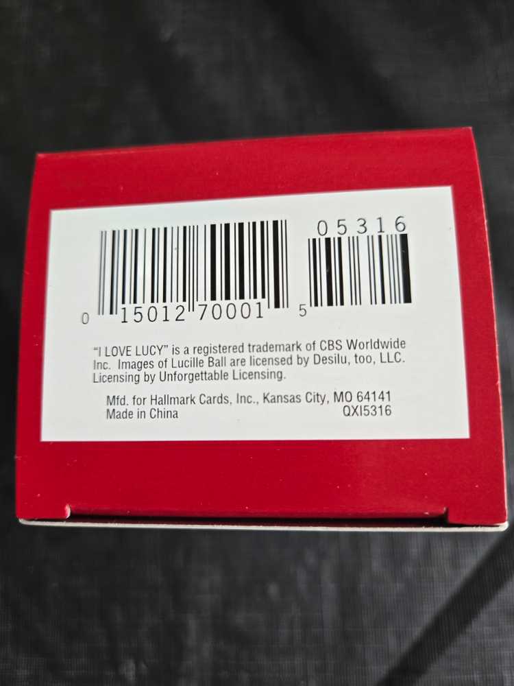 Job Switching - I Love Lucy (Movie & Television) ornament collectible [Barcode 015012700015] - Main Image 3