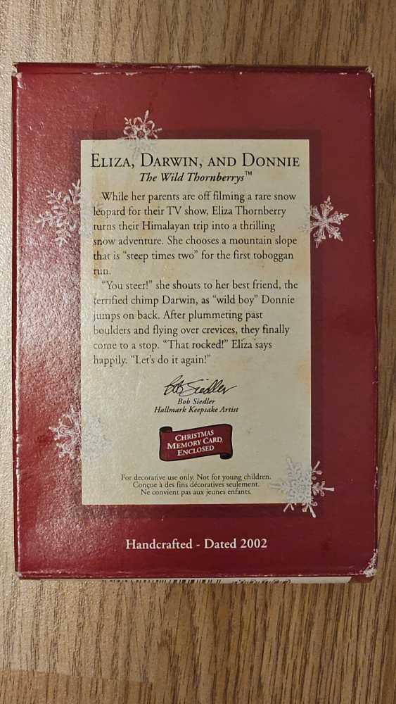 Eliza, Darwin, and Donnie - The Wild Thornberry’s (Movies & TV) ornament collectible [Barcode 015012700046] - Main Image 2