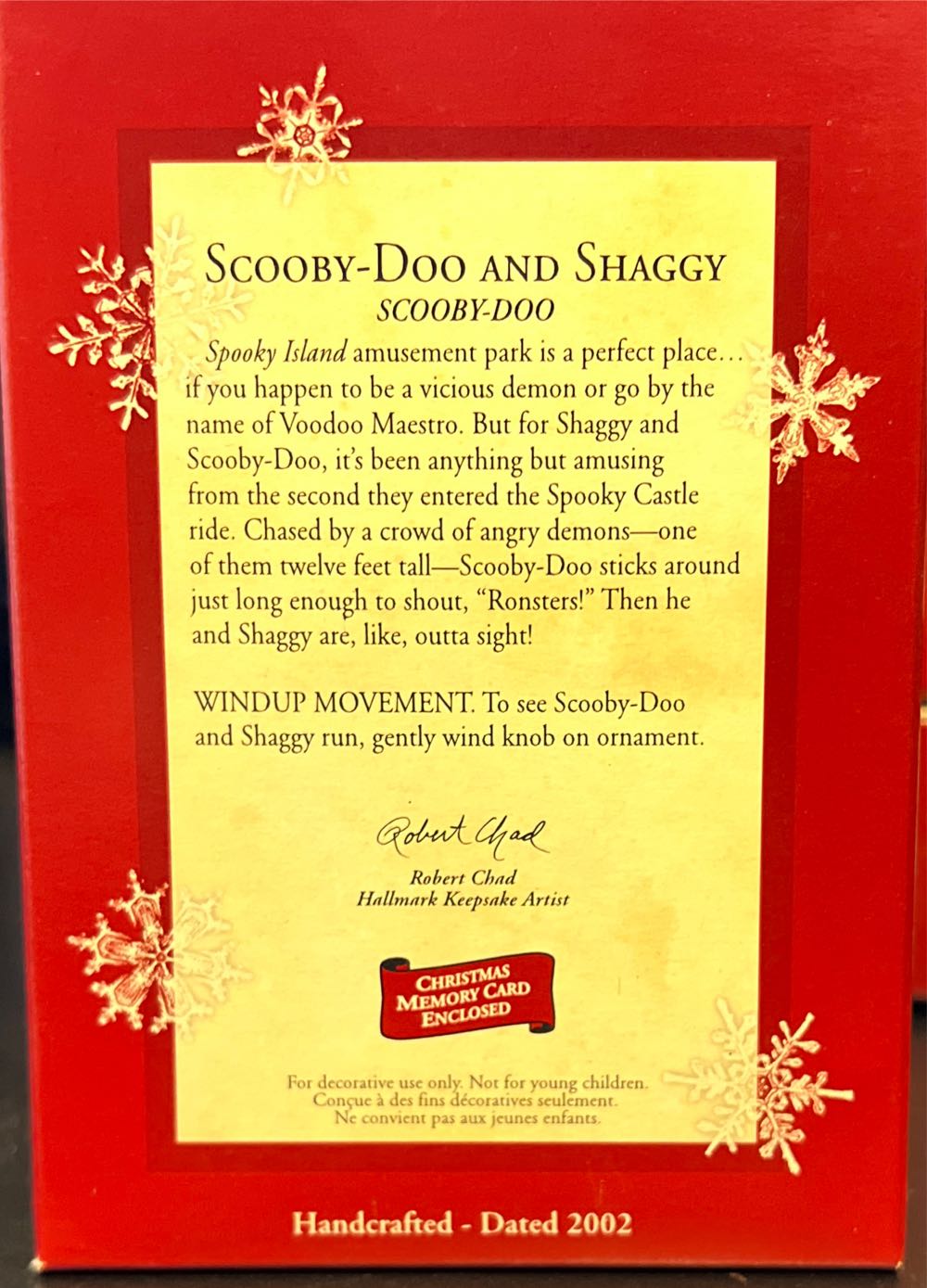 Scooby-Doo!: “SCOOBY-DOO and SHAGGY” - Scooby-Doo! (MAGIC: Windup Movement) ornament collectible [Barcode 015012705843] - Main Image 2