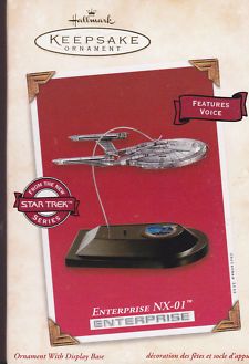 ENTERPRISE NX-01 - Star Trek: Enterprise (MAGIC: Voice) ornament collectible [Barcode 015012705904] - Main Image 2