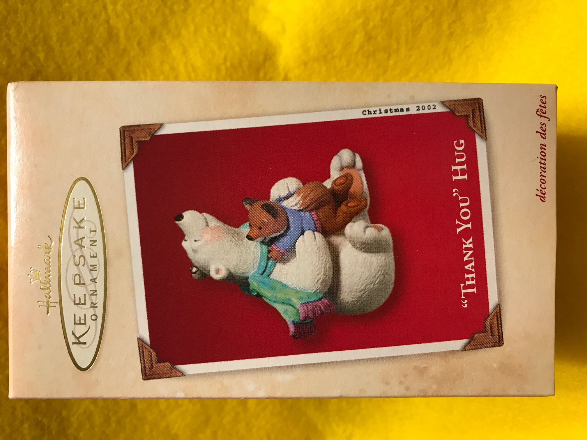 Thank You Hug  (Hallmark) ornament collectible [Barcode 015012705966] - Main Image 3