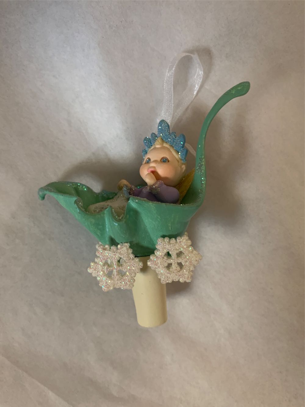 Baby Delandra - Frostlight Faeries Collection (Frostlight Faeries, Too) ornament collectible [Barcode 015012706048] - Main Image 3