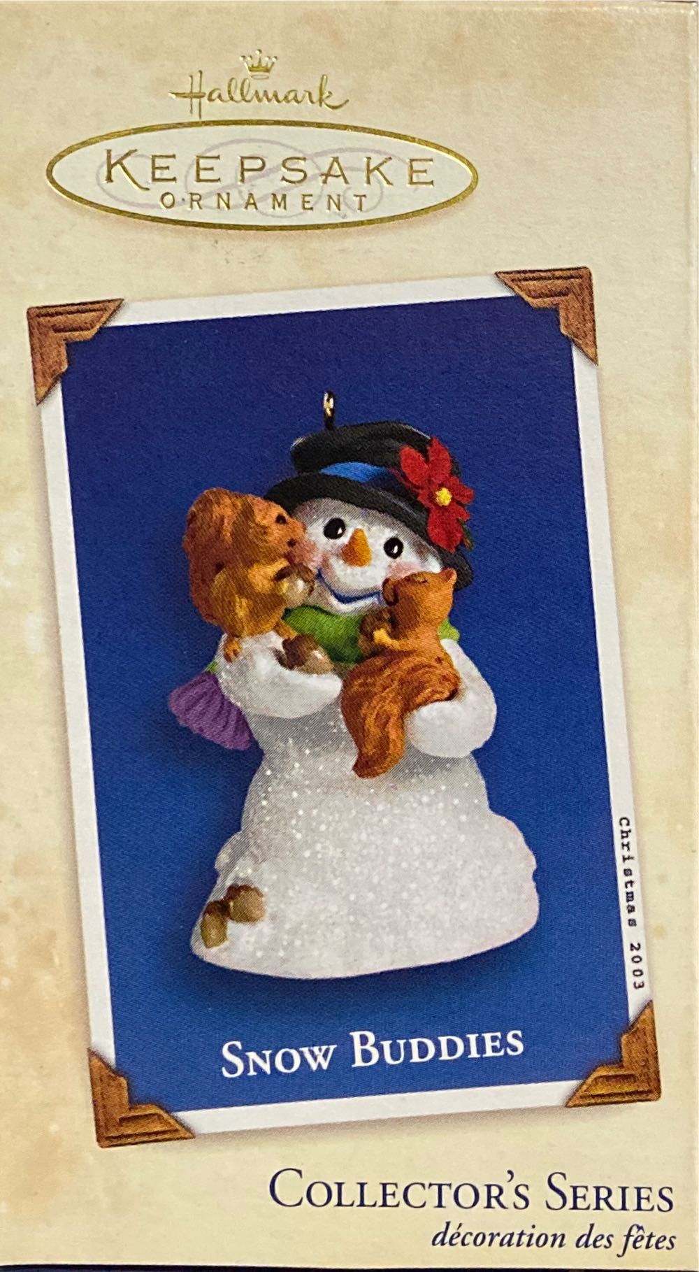 Snow Buddies 2003 - Snow Buddies (Snowman) ornament collectible [Barcode 015012724974] - Main Image 2