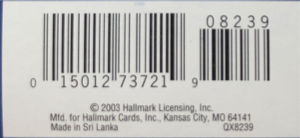Gift Bearers #5 QX8239 - Gift Bearers (Teddy Bears) ornament collectible [Barcode 015012737219] - Main Image 3