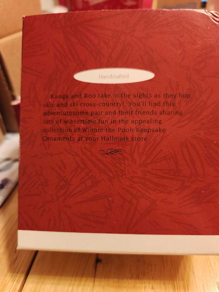 Kanga And Roo - Disney Winnie The Pooh (Walt Disney Productions) ornament collectible [Barcode 015012095470] - Main Image 4