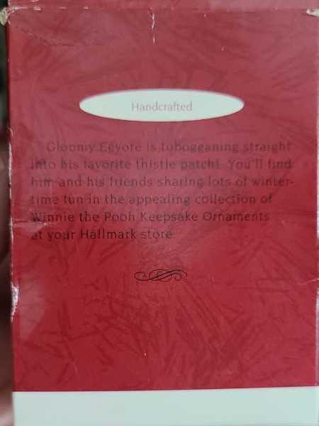 Eyeore - Winnie The Pooh Collection (Winnie the Pooh) ornament collectible [Barcode 015012095487] - Main Image 3