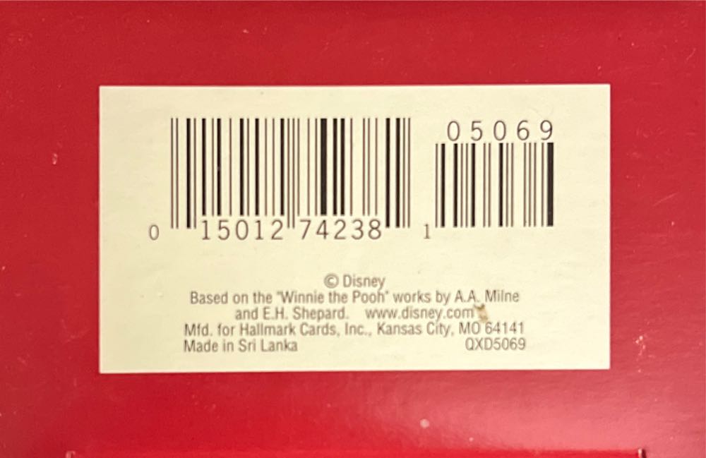 Winnie The Pooh A Boost for Piglet - Disney Winnie The Pooh (Disney-Winnie The Pooh) ornament collectible [Barcode 015012742381] - Main Image 4