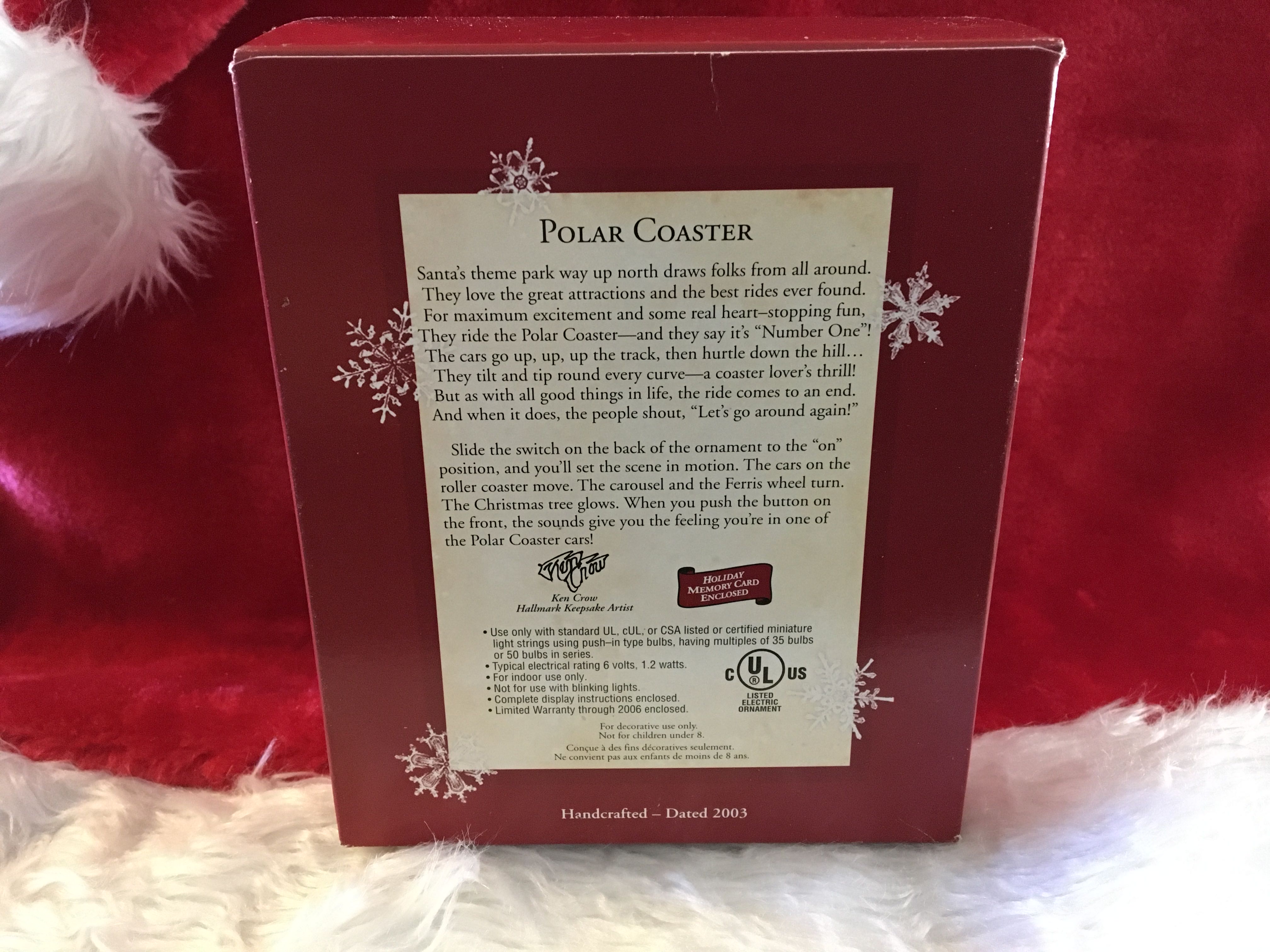 Polar Coaster - Magic Plug-in (Magic Movement, Lights and Sound) ornament collectible [Barcode 015012743654] - Main Image 2