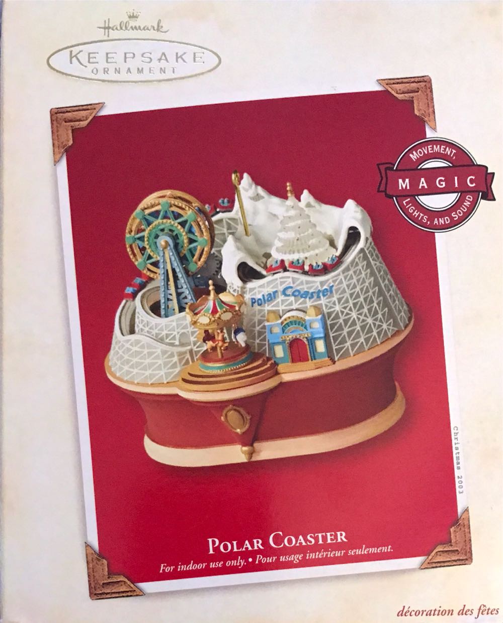 Polar Coaster - Magic Plug-in (Magic Movement, Lights and Sound) ornament collectible [Barcode 015012743654] - Main Image 3