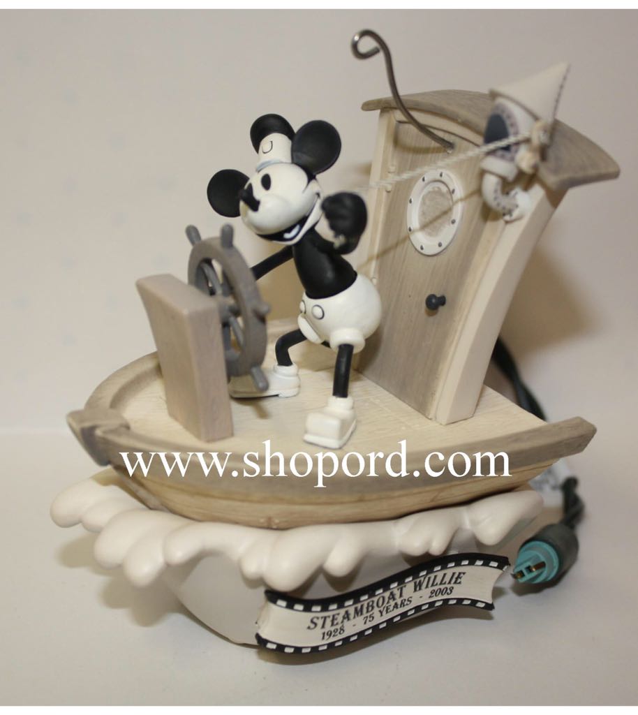 Steamboat Willie - Disney (Mickey Mouse) ornament collectible [Barcode 015012743883] - Main Image 2