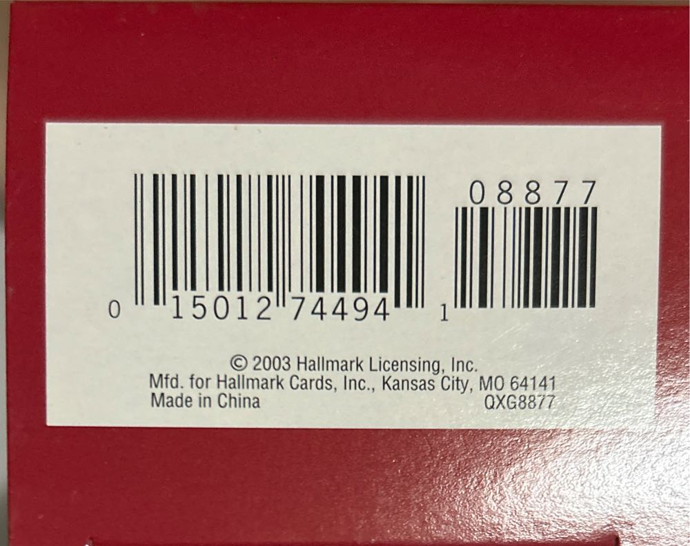 Our First Christmas  ornament collectible [Barcode 015012744941] - Main Image 3