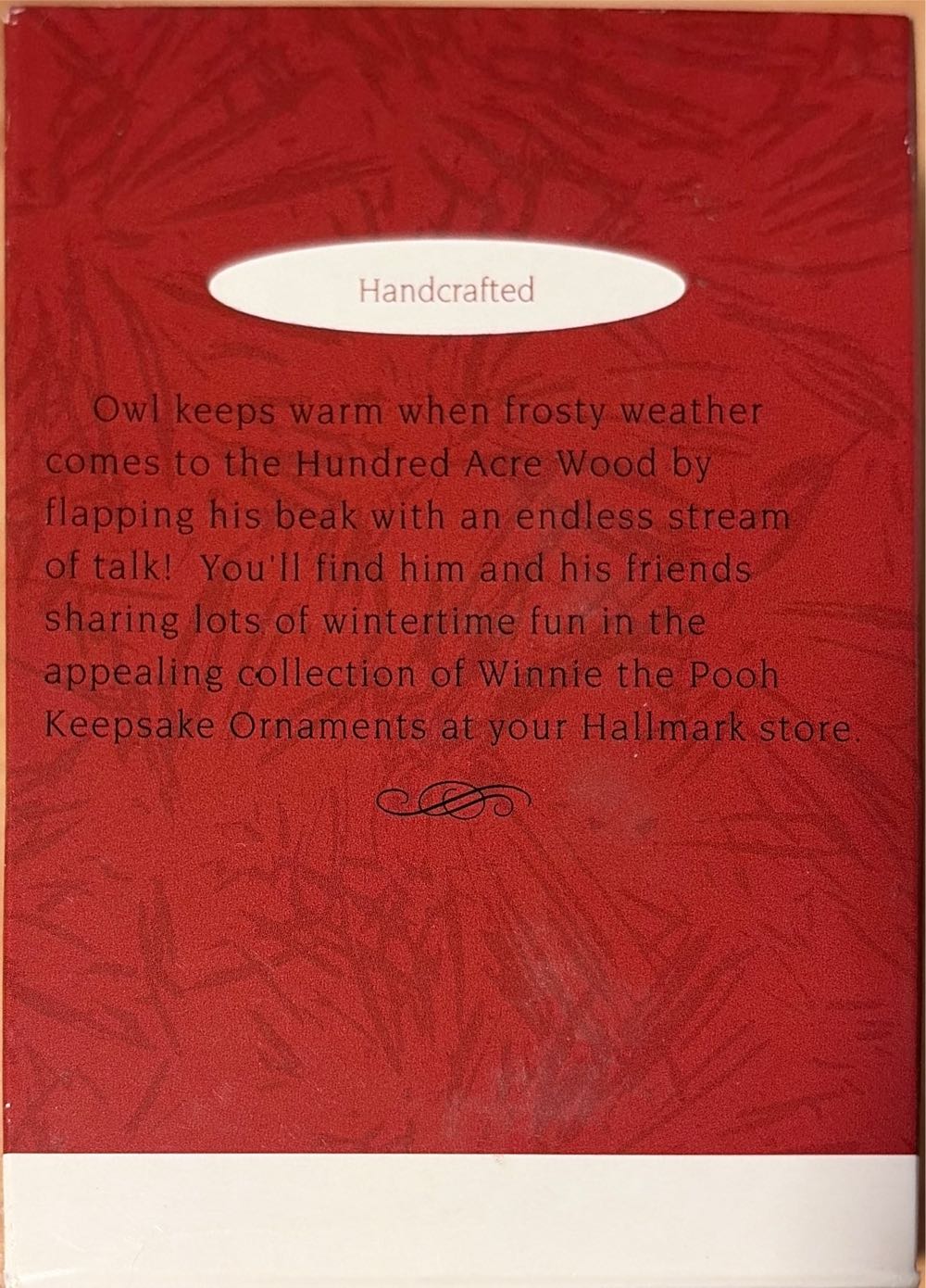 Owl - Disney Winnie The Pooh (Disney) ornament collectible [Barcode 015012095524] - Main Image 4
