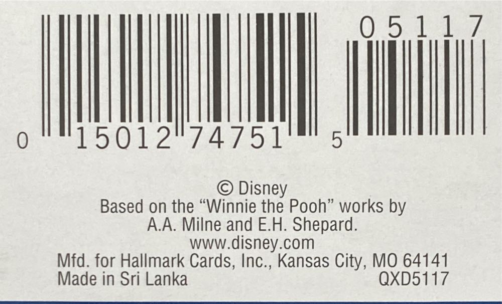 Winnie The Pooh Book #6 - Little Rain Cloud - Disney (Winnie the Pooh) ornament collectible [Barcode 015012747515] - Main Image 3