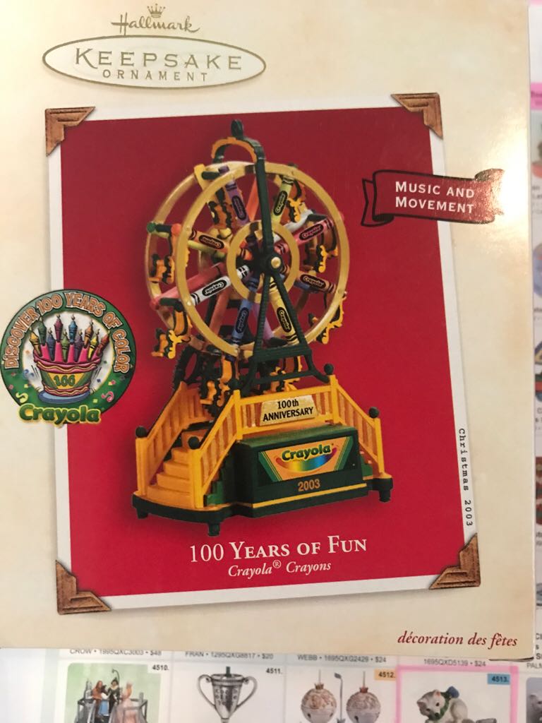 Crayola 100 Years Of Fun - Crayola Crayons (Toys and Games) ornament collectible [Barcode 015012747522] - Main Image 2