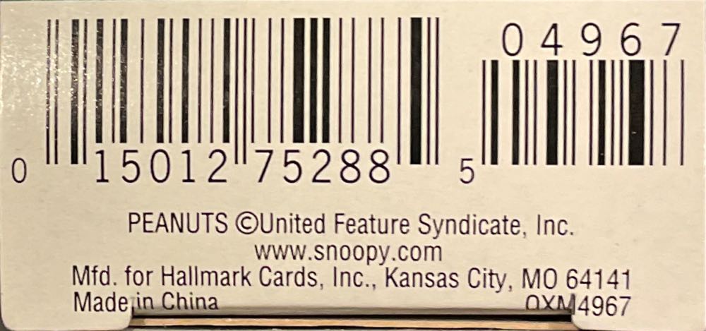 Joy To The Birds - Miniature (Peanuts) ornament collectible [Barcode 015012752885] - Main Image 3