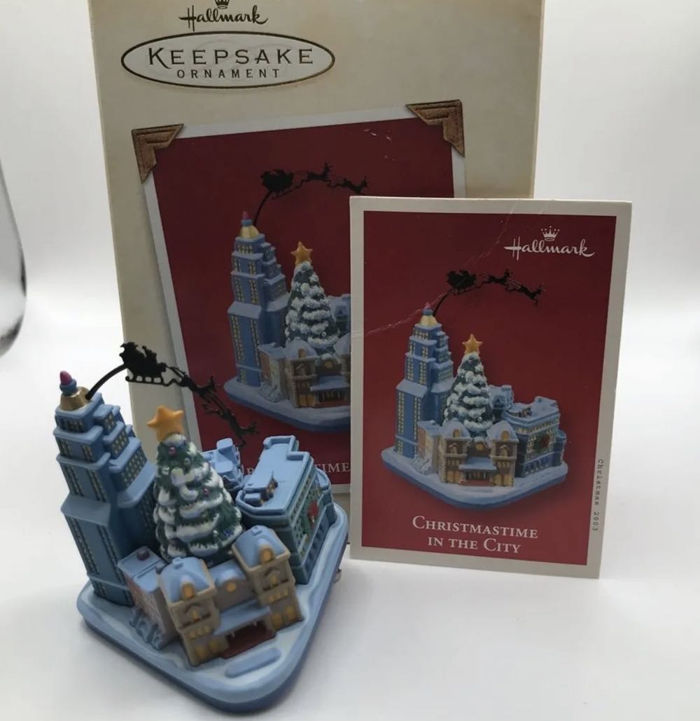 Christmastime In The City - City (Whimsy) ornament collectible [Barcode 015012753370] - Main Image 2