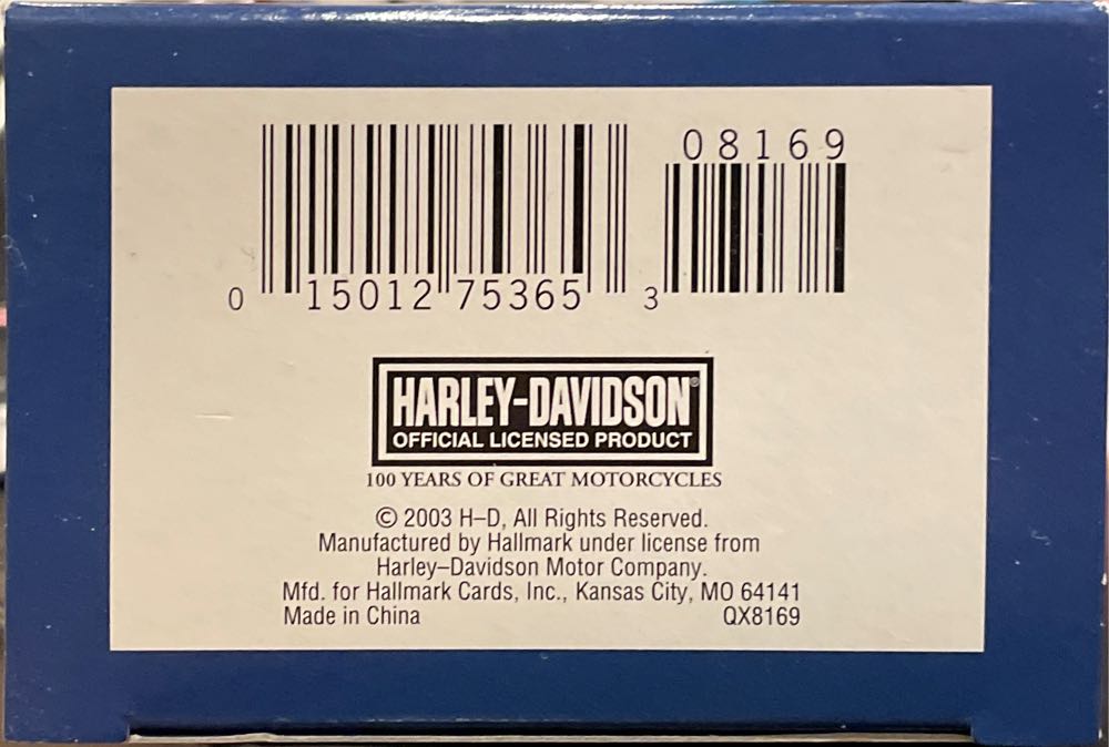 05 - 2003 Ultra Classic Electra Glide - Harley Davidson Motorcycle Milestones (Harley Davidson Motorcycles) ornament collectible [Barcode 015012753653] - Main Image 3