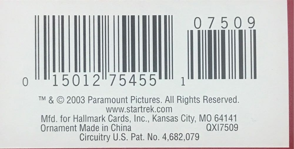 Star Trek The Scorpion - Star Trek: Nemesis Motion Picture (Star Trek) ornament collectible [Barcode 015012754551] - Main Image 4