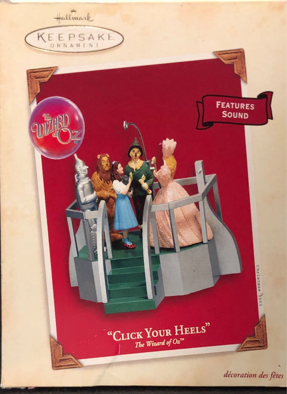 “Click Your Heels” - The Wizard Of Oz (MAGIC: Sound) ornament collectible [Barcode 015012756135] - Main Image 2
