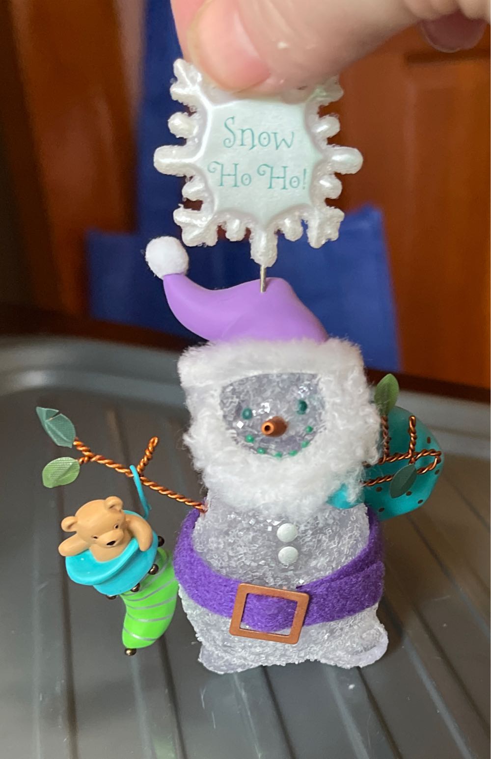 Snow Ho Ho! - Snowman’s Land (Snowman) ornament collectible [Barcode 015012758139] - Main Image 4
