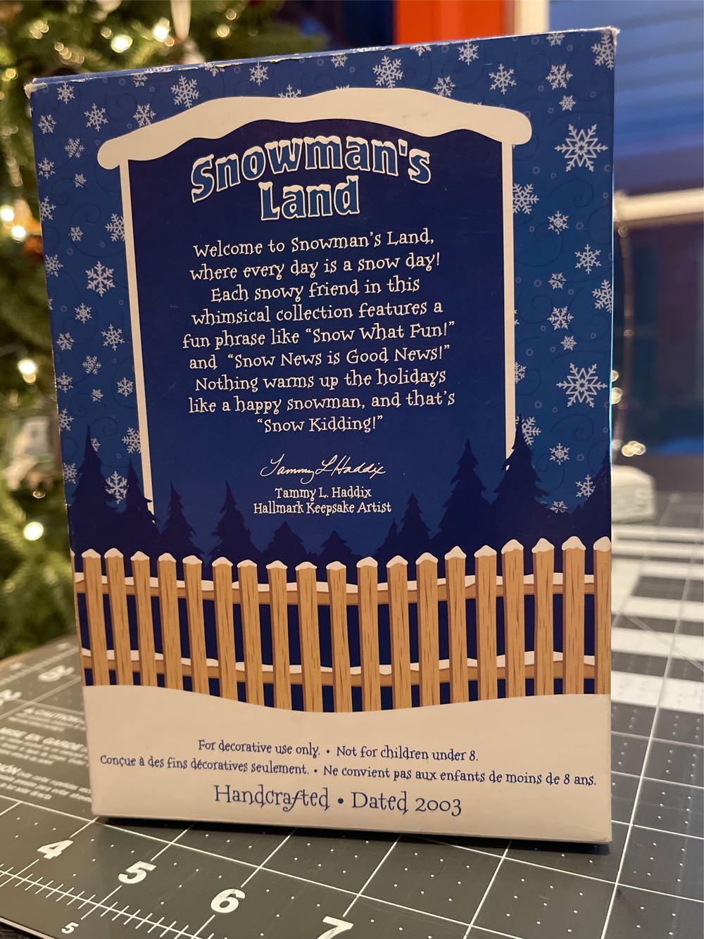 Snowman’s Land I’m Snow Angel  - Snowman’s Land (Snowman) ornament collectible [Barcode 015012758146] - Main Image 2