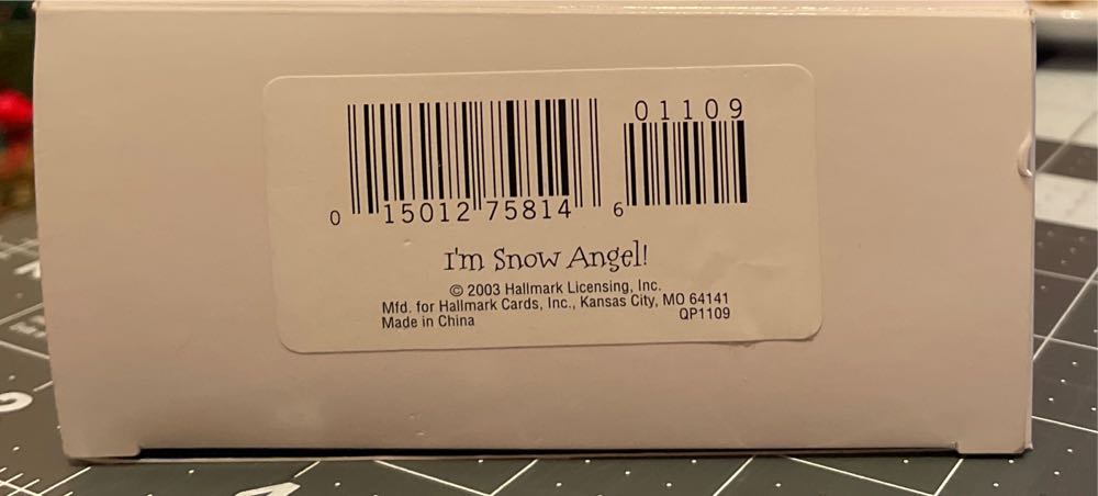 Snowman’s Land I’m Snow Angel  - Snowman’s Land (Snowman) ornament collectible [Barcode 015012758146] - Main Image 3