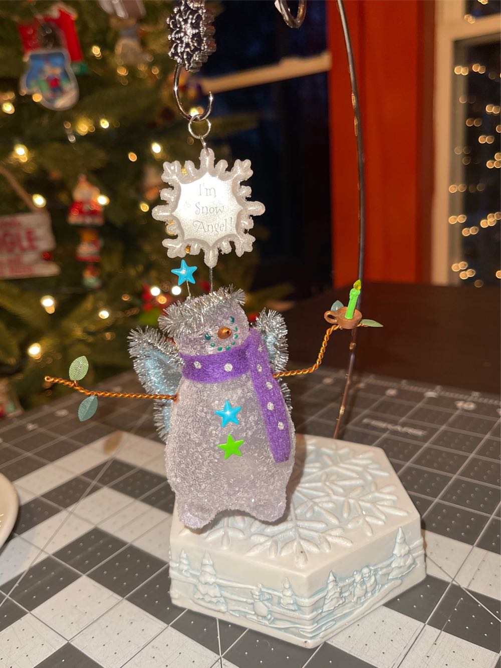 Snowman’s Land I’m Snow Angel  - Snowman’s Land (Snowman) ornament collectible [Barcode 015012758146] - Main Image 4