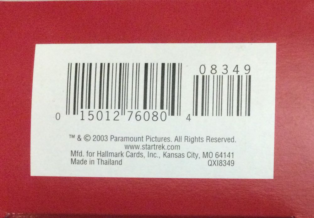 ST:  Captain Jonathan Archer - Star Trek: Enterprise (Star Trek) ornament collectible [Barcode 015012760804] - Main Image 3