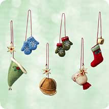 Winter Trimmers - A Visit From Santa (Keepsake Miniature) ornament collectible [Barcode 015012760828] - Main Image 2