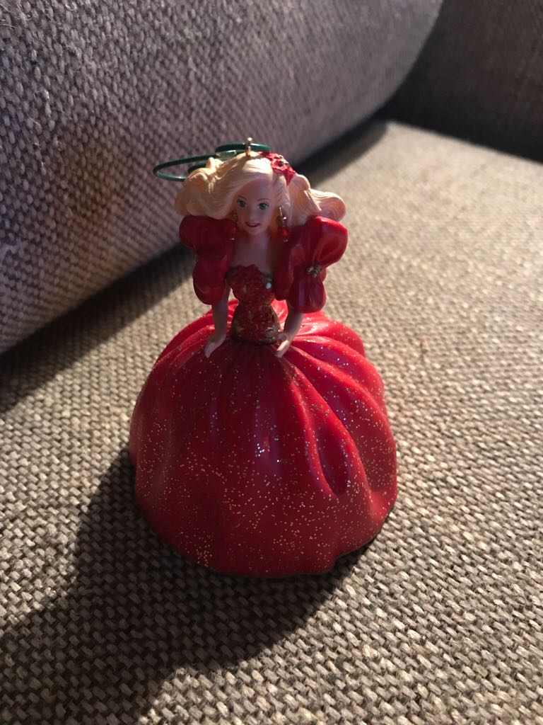 Holiday Barbie Ornament - Holiday Barbie Ornament Series (Baribe) ornament collectible [Barcode 015012095579] - Main Image 2