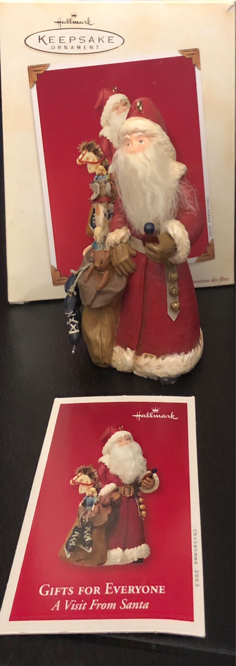 Gifts For Everyone  - A Visit From Santa (Santa) ornament collectible [Barcode 015012774726] - Main Image 4