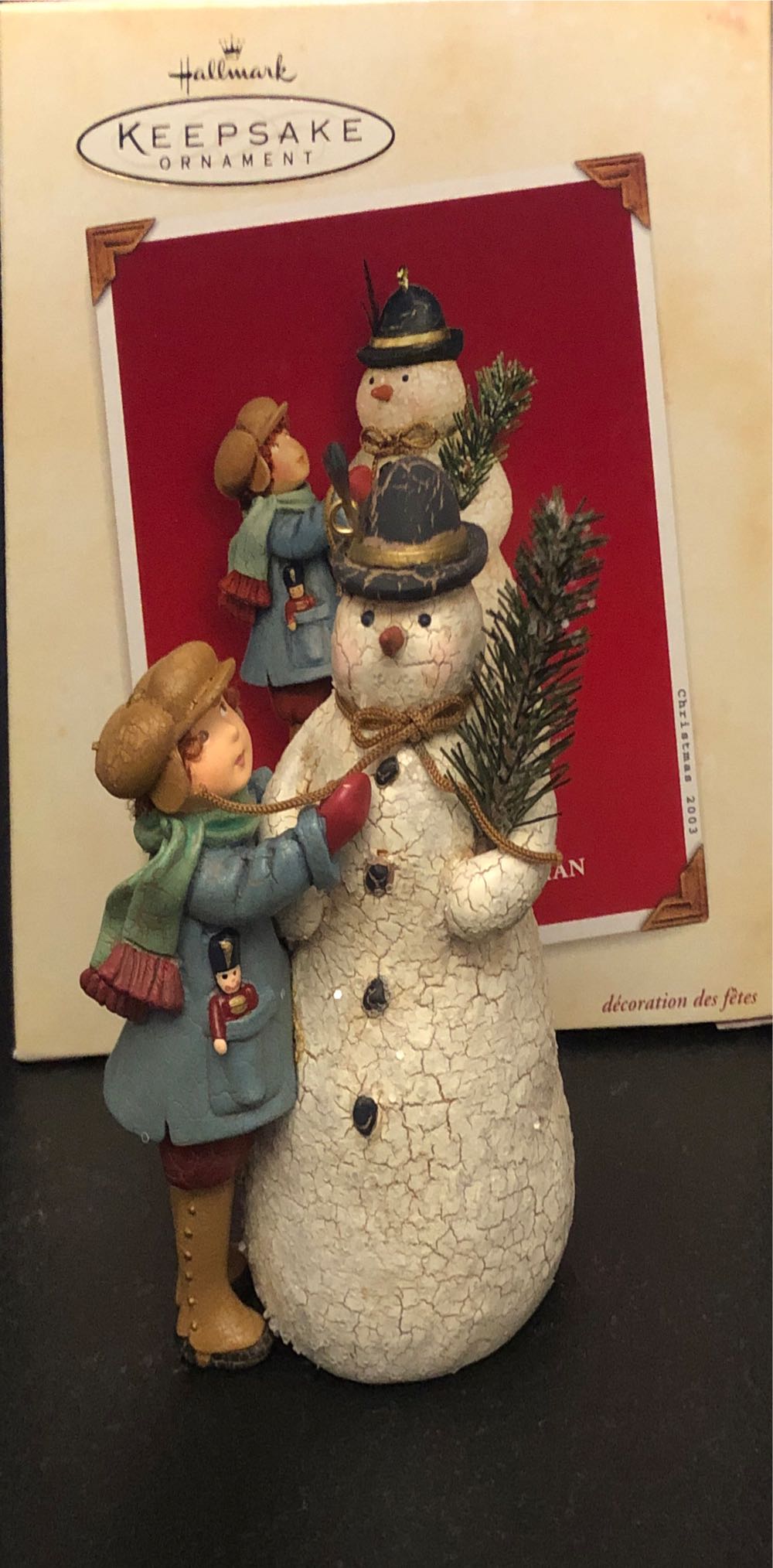 A Very Merry Snowman Visit From Santa - A Visit From Santa (Keepsake Ornament) ornament collectible [Barcode 015012774733] - Main Image 4