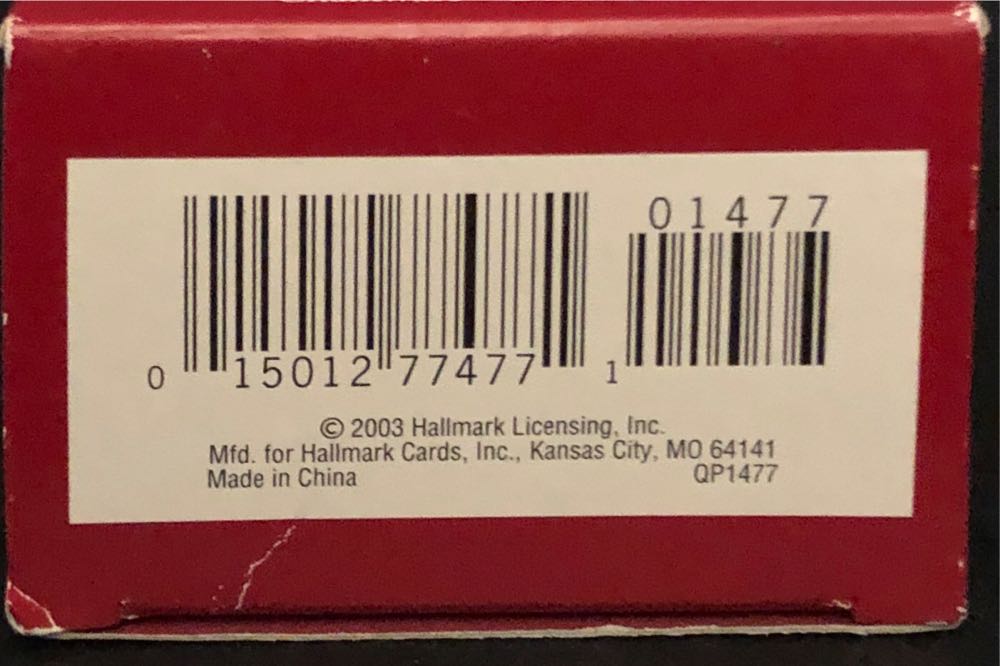 A Very Good Girl - Keepsake Ornament (Girl, Doll, Santa) ornament collectible [Barcode 015012774771] - Main Image 3