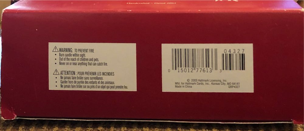 Waiting For Santa - Candleholder - Santa (Woodsy) ornament collectible [Barcode 015012776133] - Main Image 3