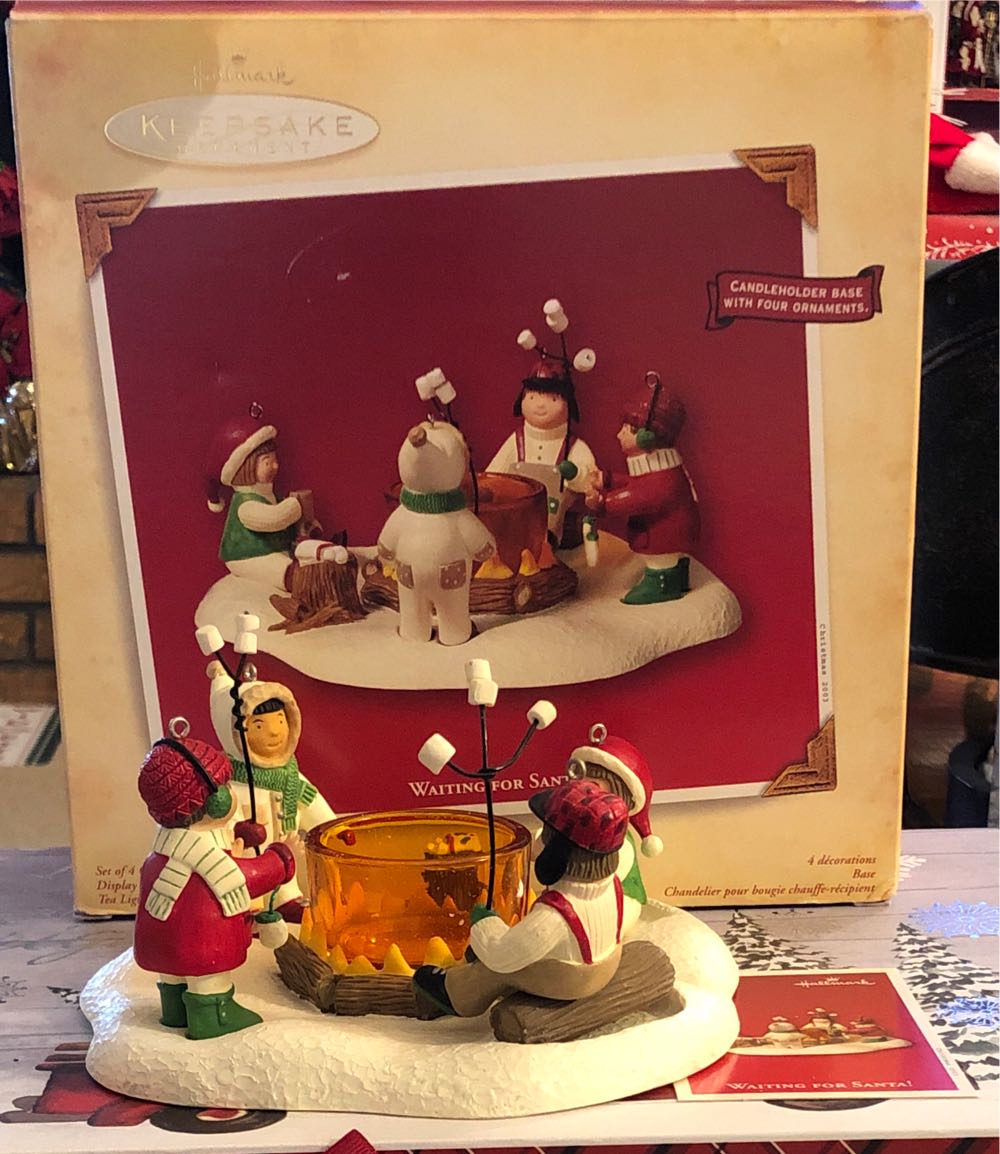 Waiting For Santa - Candleholder - Santa (Woodsy) ornament collectible [Barcode 015012776133] - Main Image 4