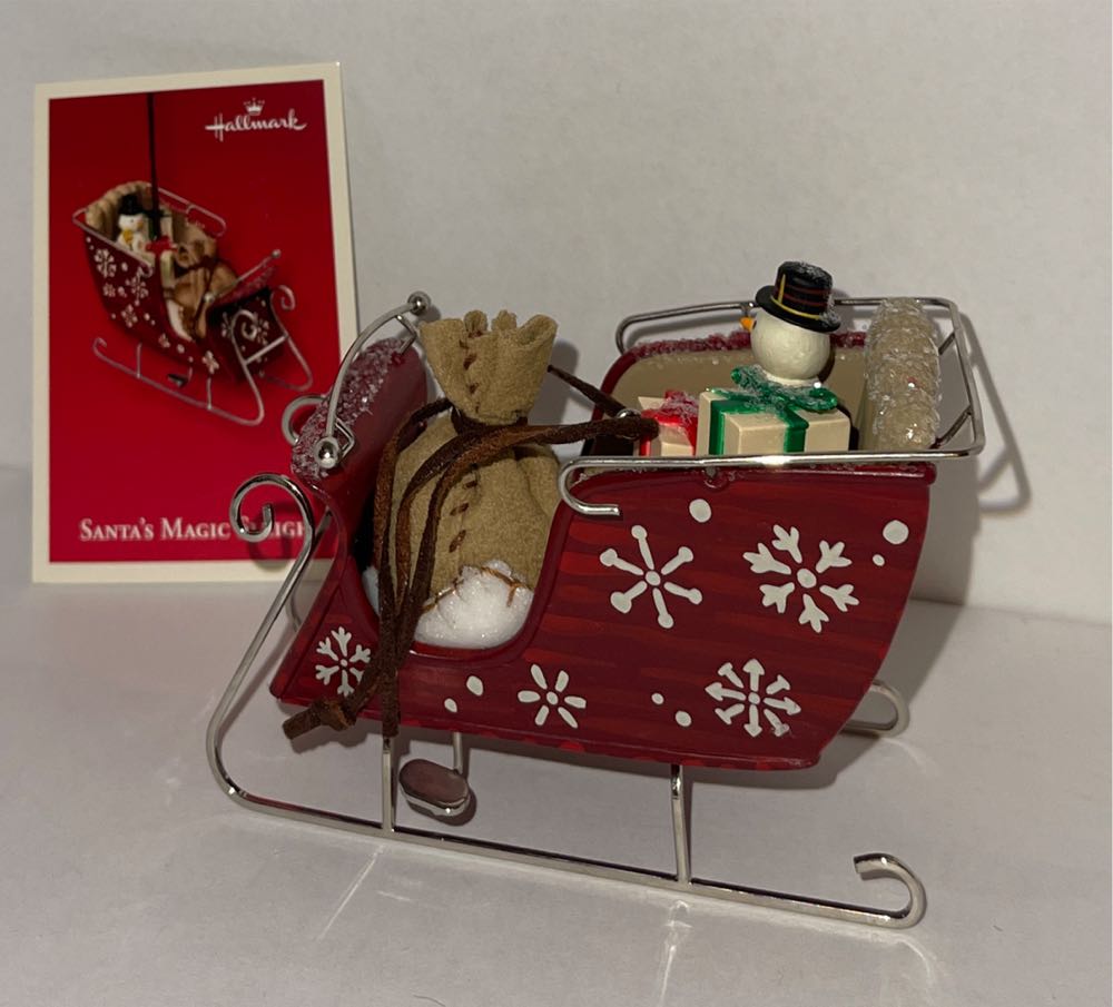 Santa’s Magic Sleigh QRP4247 - Santa (Santa) ornament collectible [Barcode 015012776140] - Main Image 4