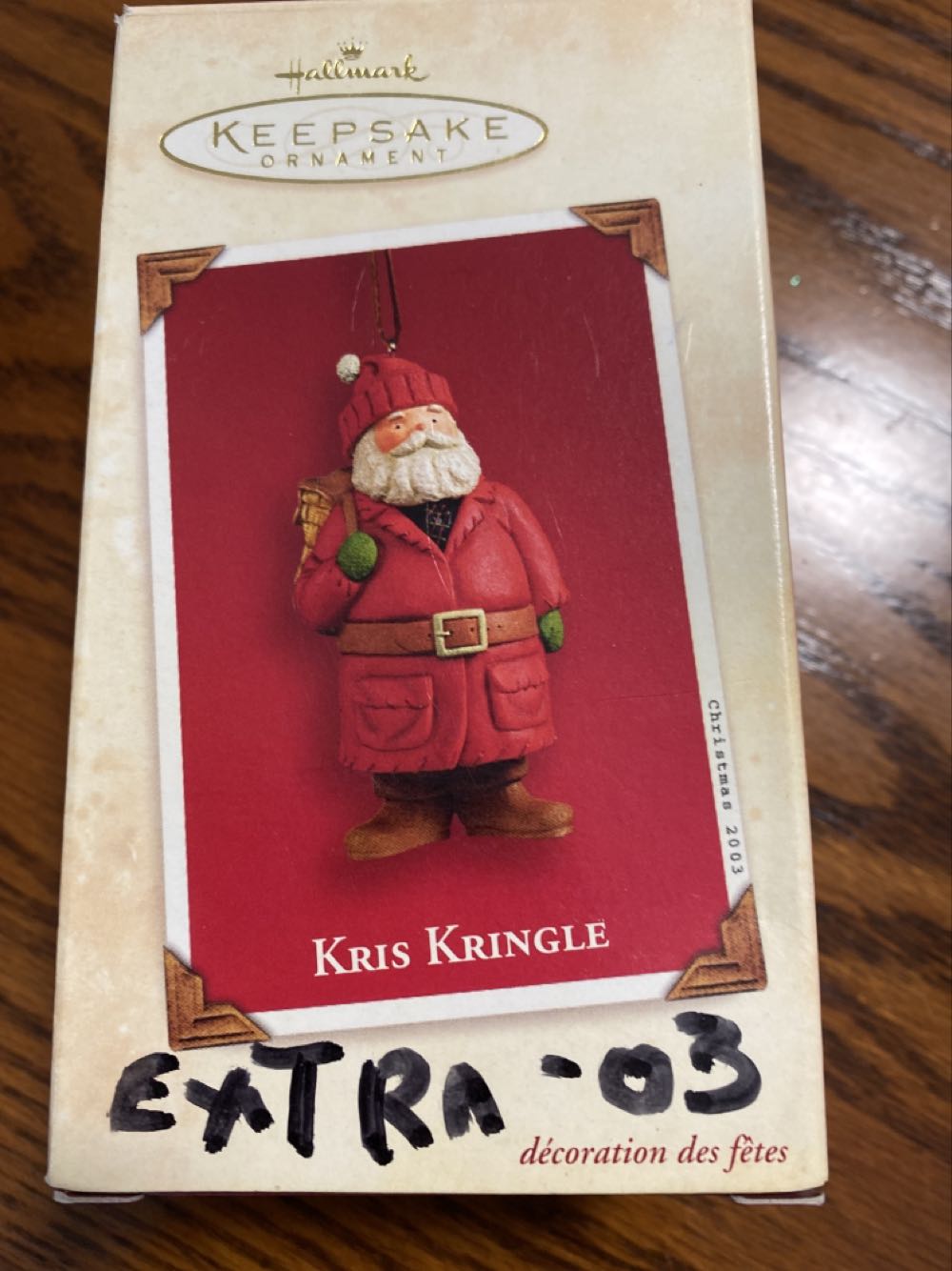 Kris Kringle - Santa (Santa) ornament collectible [Barcode 015012780529] - Main Image 3