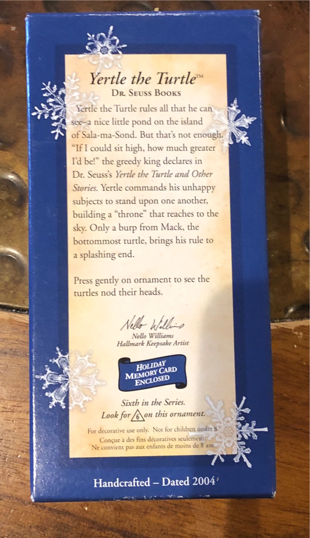 Yertle The Turtle  - Dr. Seuss Books (Books) ornament collectible [Barcode 015012781953] - Main Image 4