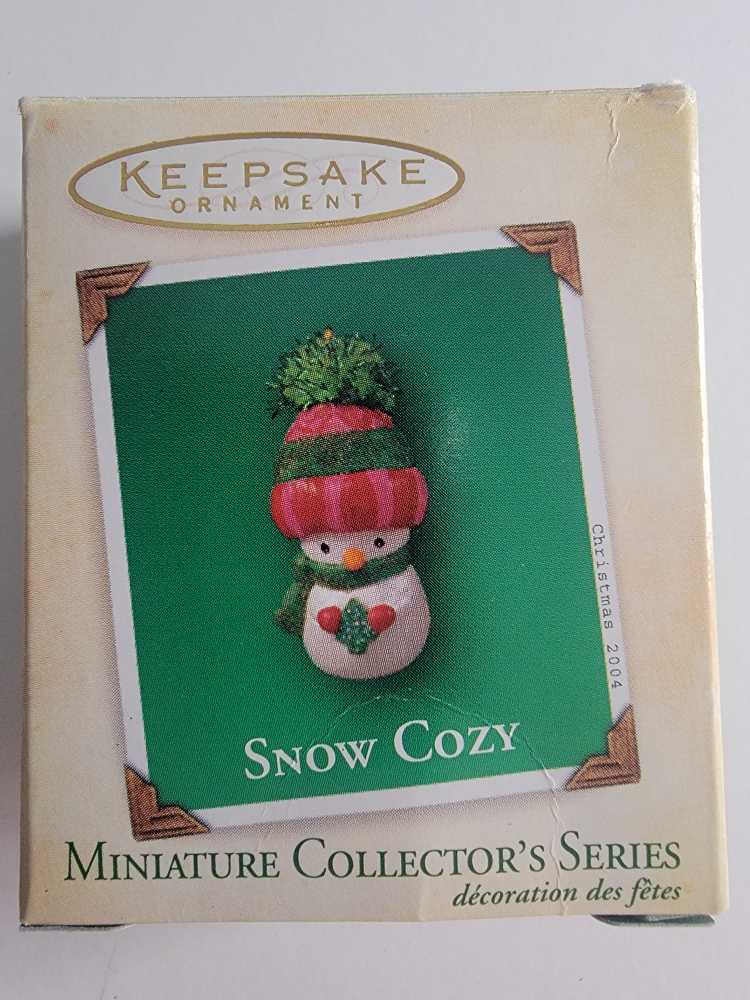 Miniature Snow Cozy #3 (2004) 🐶🐻 - Snow Cozy (Snowman, Mini) ornament collectible [Barcode 015012782011] - Main Image 2