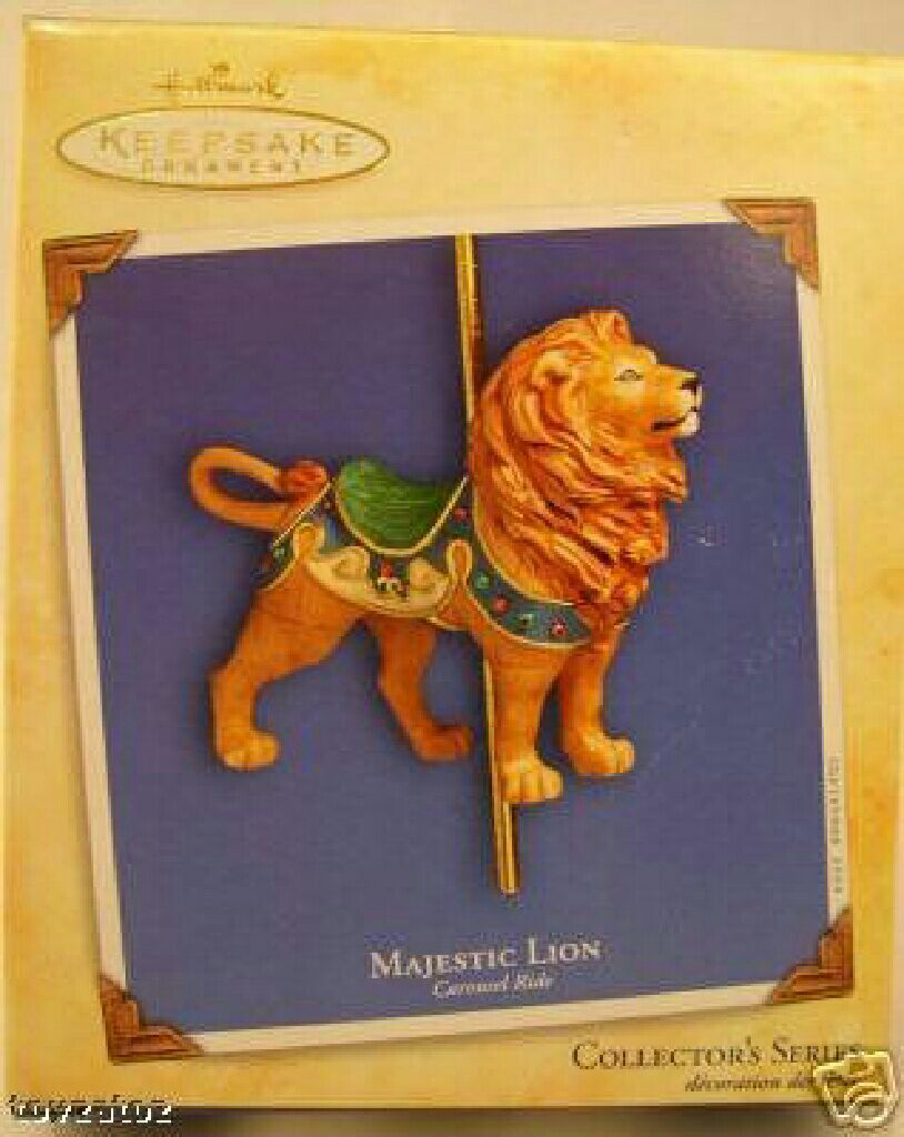 Majestic Lion #1 - Carousel Ride (Carosel) ornament collectible [Barcode 015012782127] - Main Image 2