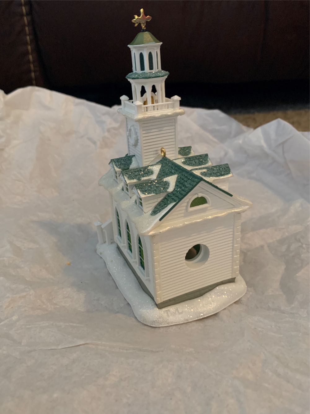 07 - Colonial Church - Candlelight Services (Church) ornament collectible [Barcode 015012783803] - Main Image 4