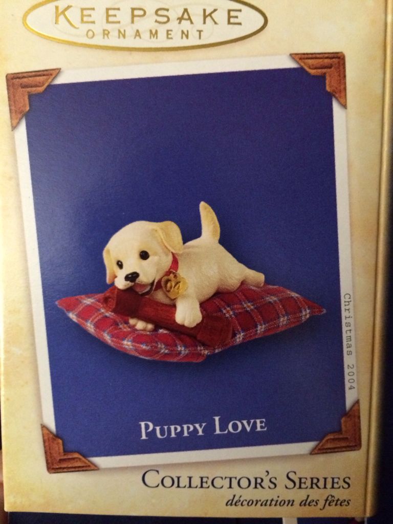 Puppy Love #14 Yellow Lab - Puppy Love (Dog) ornament collectible [Barcode 015012786248] - Main Image 1