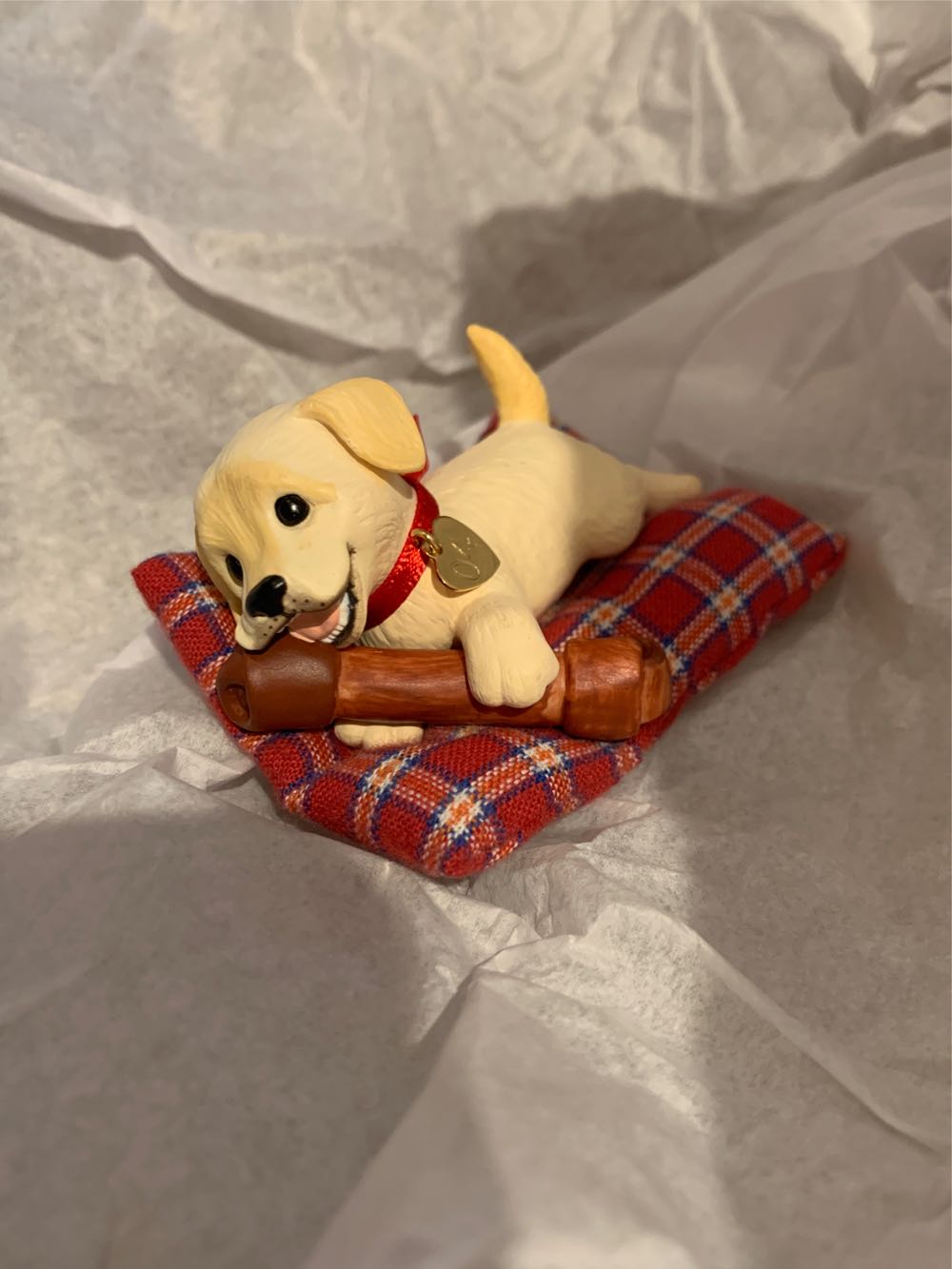 Puppy Love #14 Yellow Lab - Puppy Love (Dog) ornament collectible [Barcode 015012786248] - Main Image 3