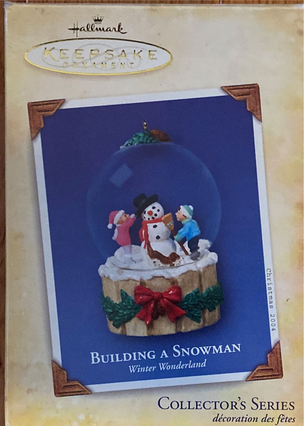 WW#3 - Building A Snowman - Winter Wonderland (Snow Globes) ornament collectible [Barcode 015012790689] - Main Image 2