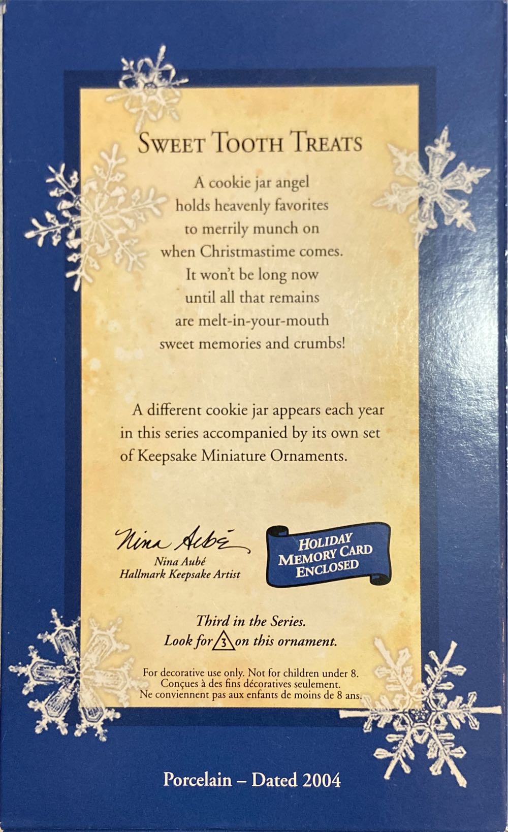 Sweet Tooth Treats 2004 - Sweet Tooth Treats (Cookie Jars) ornament collectible [Barcode 015012792676] - Main Image 3