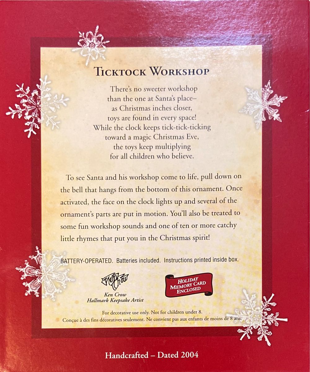 Ticktock Workshop - Magic (Magic) ornament collectible [Barcode 015012798920] - Main Image 3