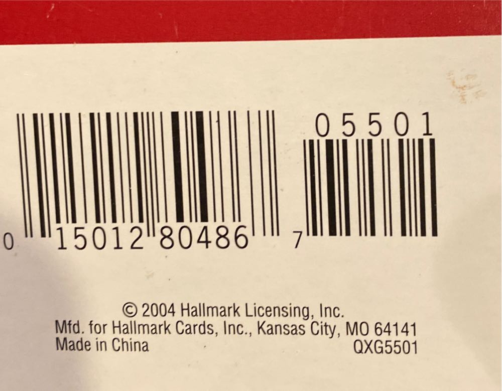 Jolly Old Kris Jingle  - Jolly Old Kris Kringle (Santa) ornament collectible [Barcode 015012804867] - Main Image 3