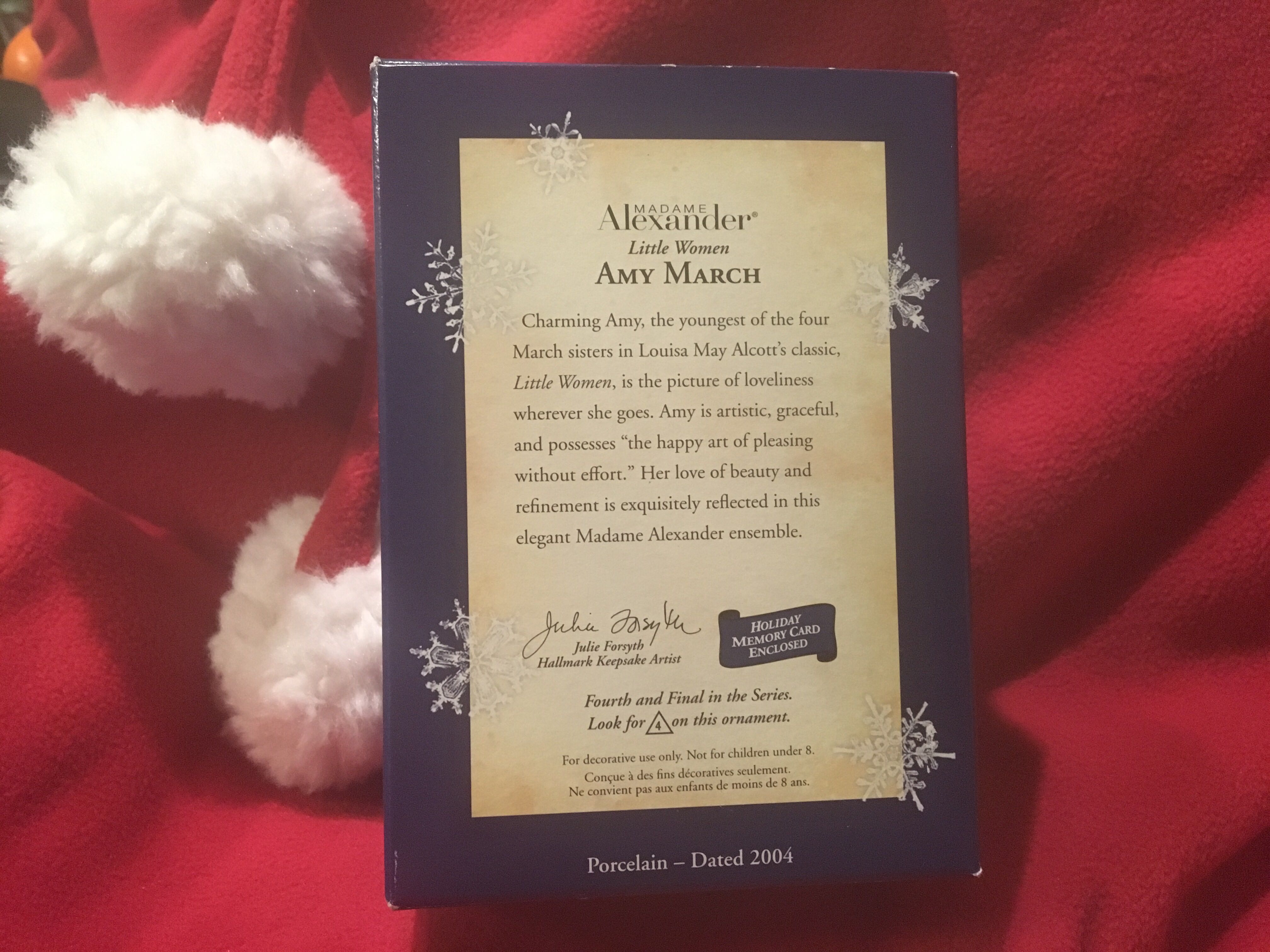 Amy March - 04 - Madame Alexander Little Women (Madame Alexander) ornament collectible [Barcode 015012809138] - Main Image 2